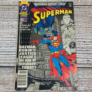 Superman‎ Annual 1991 #3 DC Comics Armageddon 2001 Batman Robin Justice League